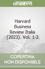 Harvard Business Review Italia (2023). Vol. 1-2 libro