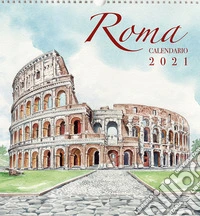 Calendario Grande Roma Acquarello Colosseo libro
