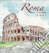 Calendario Grande Roma Acquarello Colosseo libro