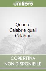 Quante Calabrie quali Calabrie libro