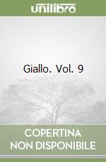 Giallo. Vol. 9 libro