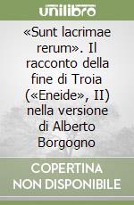 «Sunt lacrimae rerum». Il racconto della fine di Troia («Eneide», II) nella versione di Alberto Borgogno libro