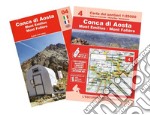 Conca di Aosta, Mont Emilius, Mont Fallere carta dei sentieri 1:25.000. Con guida Trekking Week-end. Ediz. italiana, inglese e francese libro