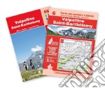 Valpelline, Saint-Barthelemy carta dei sentieri 1:25.000. Con guida Trekking Week-end. Ediz. multilingue libro