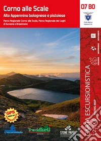 Corno alle Scale. Carta dei sentieri 1:25000. Alto Appennino Bolognese e Pistoiese. Con Carta geografica ripiegata libro