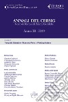 Annali del Cersig. Anno III (2019) libro di Stanzione P. (cur.) Proto M. (cur.) Matera P. (cur.)