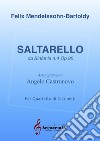 Saltarello. Da sinfonia n. 4 op. 90. Per quartetto di clarinetti libro di Mendelssohn Bartholdy Felix