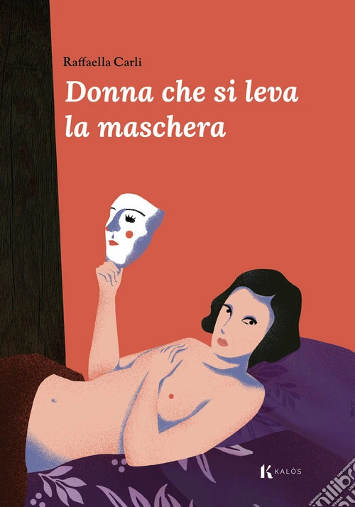 Donna che si leva la maschera