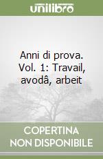 Anni di prova. Vol. 1: Travail, avodâ, arbeit libro