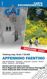 Carta escursionistica dell'Appennino Faentino 1:25.000 libro
