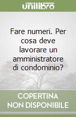 Fare numeri. Per cosa deve lavorare un amministratore di condominio? libro