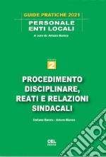 Procedimento disciplinare, reati e relazioni sindacali libro