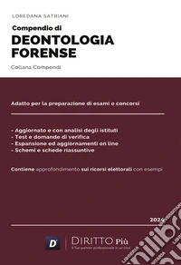 Compendio di deontologia forense. Con espansione e aggiornamento online libro