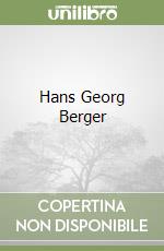 Hans Georg Berger libro