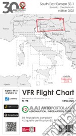 Avioportolano. VFR flight chart SE 1. South East Europe. Slovenia, Croatia north. ICAO annex 4 - EU-Regulations compliant. Ediz. italiana e inglese libro