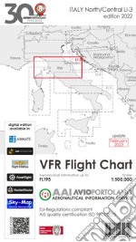 Avioportolano. VFR flight chart LI 3 Italy north-central. ICAO annex 4-EU-Regulations compliant. Nuova ediz. libro