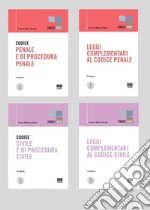 Kit codici Esame Avvocato 2021: Codice Civile e procedura civile-Leggi complementari al codice di civile-Codice penale e procedura penale-Leggi complementari al codice penale libro