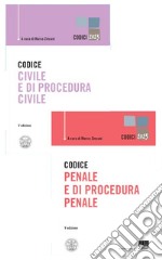 Kit codice penale e di procedura penale e codice civile e di procedura civile libro