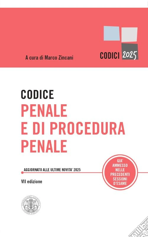 Codice penale e di procedura penale