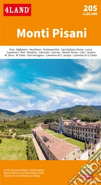Monti Pisani 1:20.000 libro