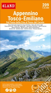 Appennino Tosco-Emiliano. Dal Passo della Cisa al Passo del Cerreto 1:25.000 libro