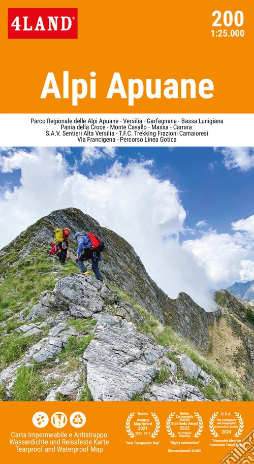 Alpi Apuane 1:25.000