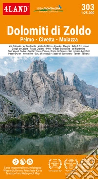 Dolomiti di Zoldo. Pelmo. Civetta. Moiazza 1:25.000 libro