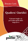 Il pianeta targhe e in particolare quello della targa prova. Quaderni giuridici libro