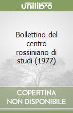 Bollettino del centro rossiniano di studi (1977) libro