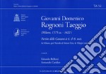 Rognoni Taeggio Giovanni Domenico - Partito delle Canzoni à 4. & 8. voci libro