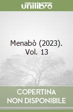 Menabò (2023). Vol. 13 libro