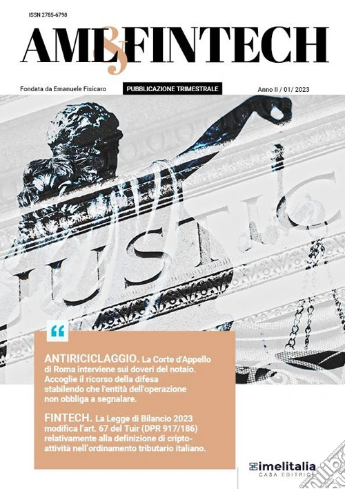 Aml&Fintech (2023). Vol. 1
