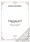 Ciacona in F (22 Variationen). Edited for classical accordion libro