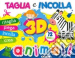 Animali 3D. Taglia e incolla. Ediz. a colori libro