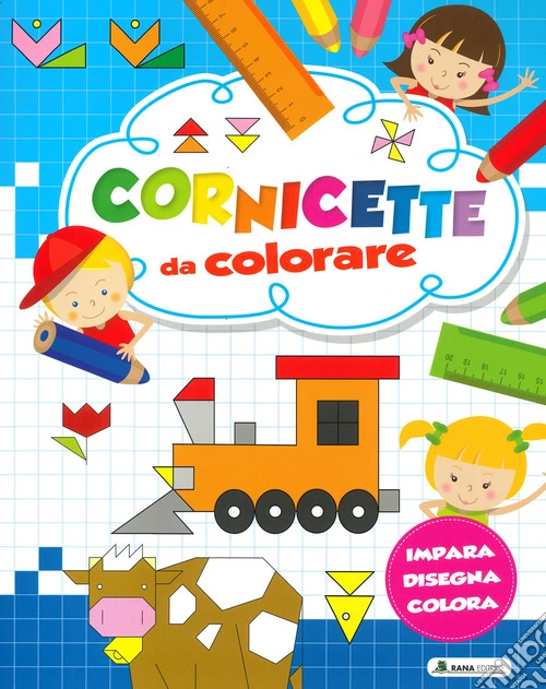 Cornicette da colorare. Ediz. a colori