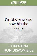 I'm showing you how big the sky is