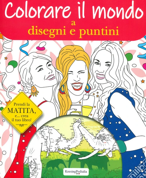 Colorare il mondo a disegni e puntini