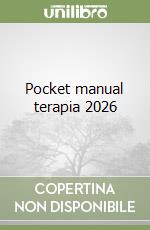 Pocket manual terapia 2026 libro