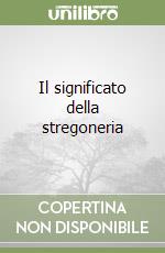 Il significato della stregoneria libro