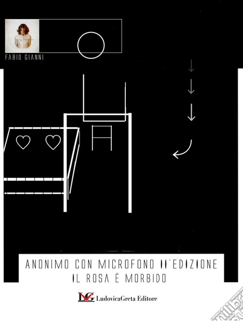 Anonimo con microfono il rosa è morbido