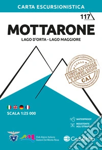 117 Mottarone. Carta escursionistica 1:25.000 libro