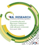 IUL Research (2023). Vol. 4: Comunità educanti. Ripensare l'istituzione educativa a partire dalle alleanze territoriali