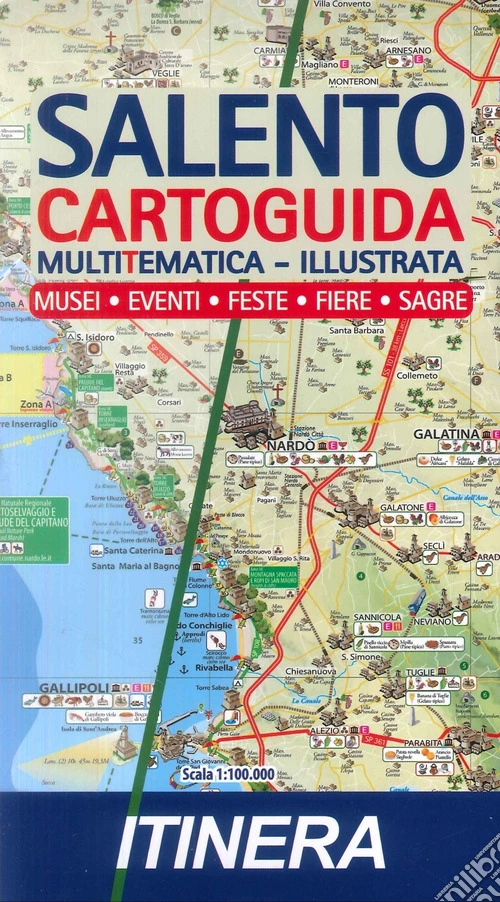 Salento cartoguida multitematica illustrata