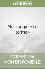Messaggio «Le terme» libro