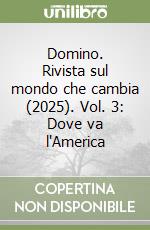 Domino. Rivista sul mondo che cambia (2025). Vol. 3: Dove va l'America libro