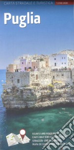 Carta stradale e turistica plastificata. Puglia libro