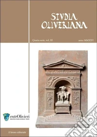 Studia Oliveriana. Quarta serie (2025). Vol. 11 libro