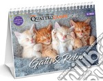 Gatti & relax. Calendario da tavolo 16 mesi libro