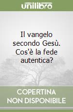 Il vangelo secondo Gesù. Cos'è la fede autentica?