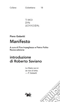 Manifesto. Nuova ediz. libro